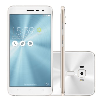 Smartphone Asus Zenfone 3 ZE552KL 32GB e 3GB RAM Branco 4G Tela 5.5" Câmera 16 MP Android 6.0