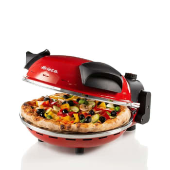 Forno de Pizza Elétrico Ariete, Até 400ºC 1200W, 127V (Vermelho)