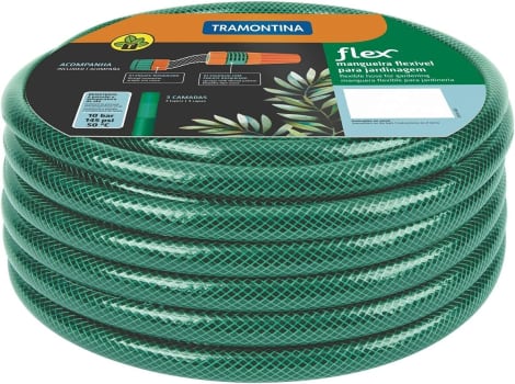 Mangueira Em Pvc Com Engate Rosqueadoesguicho Flex Verde