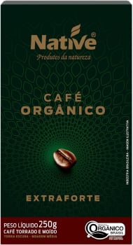 Native, Café Moído Extraforte - Torrado e Orgânico 250g