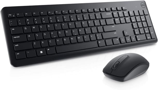 Dell - KM3322W, Teclado E Mouse Sem Fio, Preto