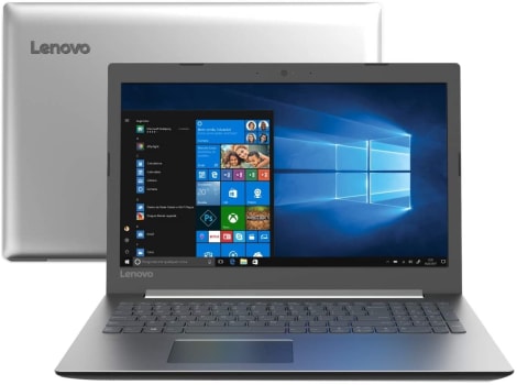 Notebook, Lenovo, Ideapad 330, Intel Core i3-7020U, 4GB, 1000, GB, 15.6 Polegadas, Windows 10, Prata, 81FE000QBR
