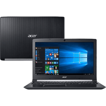 Notebook A515-51G-C97B Intel Core 8 I5 8GB (GeForce MX130 com 2GB) 1TB LED LCD 15.6" W10 - Acer