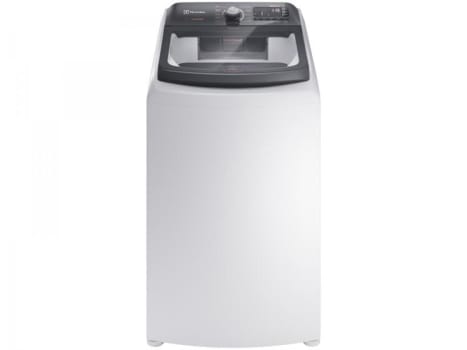 Lavadora de Roupas Electrolux 14kg Cesto Inox - 11 Programas de Lavagem Branca Premium Care LEC14 - Máquina de Lavar - Magazine 