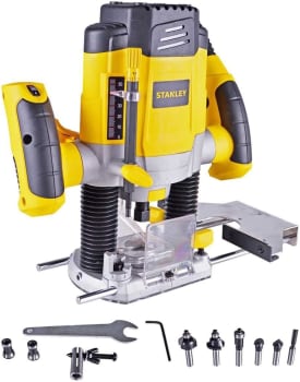 STANLEY Tupia Eletrônica de Colunas com 6 Fresas 1200W SRR1200 110V