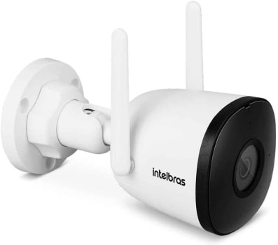 Câmera Externa Inteligente Wi-Fi FHD Intelbras iM5 SC, IP67, Com Cartão MicroSD 32GB (Branco)