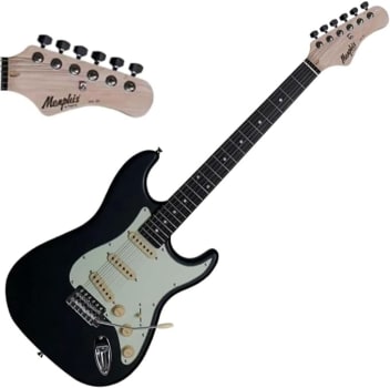 Guitarra elétrica Black MG-30 Memphis