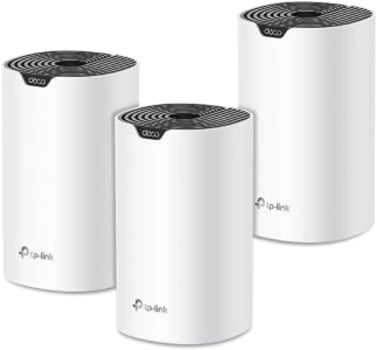 Kit Roteador Mesh AC1900 TP-Link Deco S7(3-pack), Dual Band 2.4/5 GHz , Conecte até 100+ Dispositivos, Cobertura de até 520M², 3 Portas Gigabit Ethernet, Funciona com Amazon Alexa, Controle dos Pais