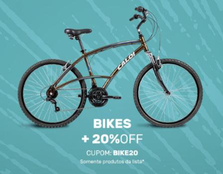Seleção de Bicicletas com + 25% de Desconto usando o Cupom PROMO25!