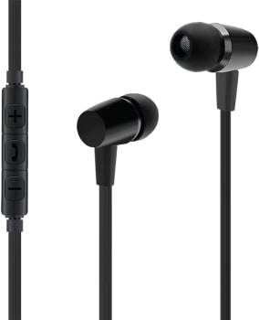 Fone de Ouvido Sound Beats I2GO Intra-Auricular com Microfone e Acabamento em Metal - PROEAR013