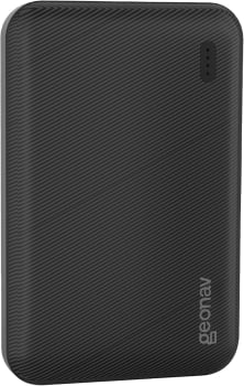 Geonav Power Bank, Carregador Portátil Universal 5.000mAh, 2 Portas USB, Led Indicador De Bateria, ES5KBK