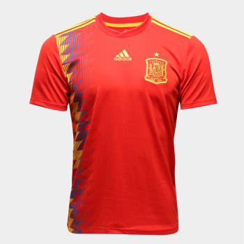 Camisa Seleção Espanha Home 2018 s/n° Torcedor Adidas Masculina