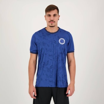 Camisa Cruzeiro Building Azul - Azul