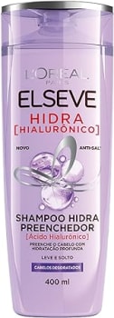 10 Unidades de Shampoo Preenchedor Elseve Hidra Hialurônico 400ml - L'Oréal Paris