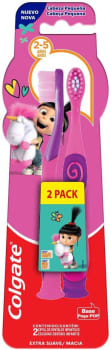 Escova de Dente Infantil Colgate Smiles Agnes e Fluffy 2 a 5 anos 2 unid