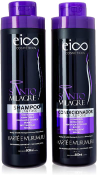 Kit Santo Milagre Shampoo + Condicionador 800ml - Eico