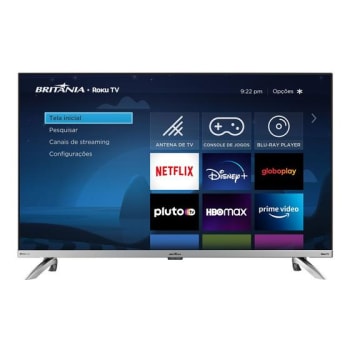 Fast Smart TV Britânia 32'' BTV32G7PR2CSBLH Led Dolby Áudio - Smart TV - Magazine 