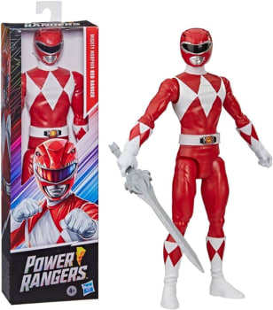 Power Rangers Mighty Morphin Ranger Vermelho - Figura de 30 cm - E8665 - Hasbro