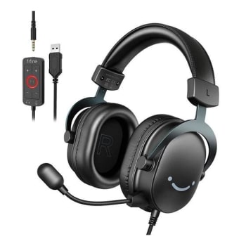 Headset Gamer Fifine H9, Som Surround 7.1, USB, Console e PC, Preto - H9 - Headset Gamer - Magazine OfertaespertaLogo LuLogo Magalu