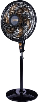  Ventilador de Coluna, Delfos TS+, Preto/Dourado, 220v, Mallory 