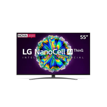 Smart TV Nanocell 55" LG NANO86SNA UHD 4K IPS Wi-Fi, Bluetooth, HDR 10 Pro, Thinq AI, Google Assistente, Alexa 