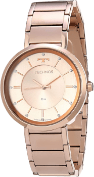 Relógio Technos Pulseira de Borracha Feminino Rosé 2035MTB/1T