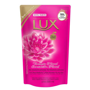 Sabonete Líquido Lux Tentação Floral Refil 220ml -  Leve 3 e pague R$2,00 CADA