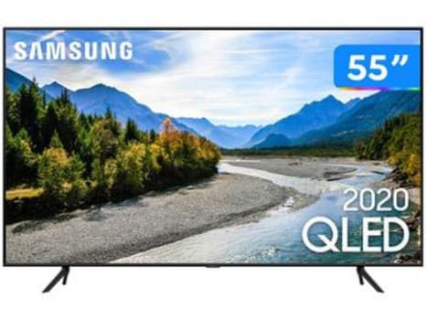 Smart TV 4K QLED 55” Samsung 55Q60TA - Wi-Fi Bluetooth HDR 3 HDMI 2 USB