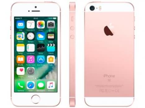 iPhone SE Apple 128GB Ouro Rosa 4G Tela 4" - Retina Câm. 12MP iOS 10 Proc. Chip A9 Touch ID Bivolt