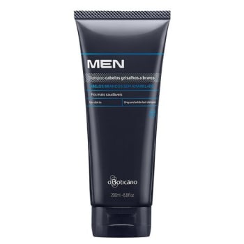 MEN Shampoo para Cabelos Brancos e Grisalhos, 200ml