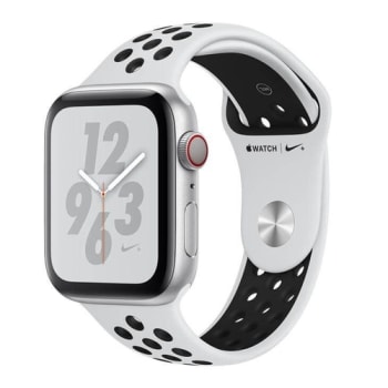Apple Watch Nike+ Series 4 (GPS + Cellular) - 40mm - Caixa prateada de alumínio com pulseira esportiva Nike