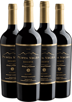 Kit 4 Punta Negra Reserva Malbec Single Vineyard por R$59,90 cada garrafa