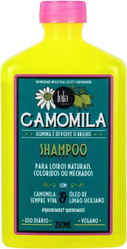 Shampoo Camomila 250ml - Lola Cosmetics