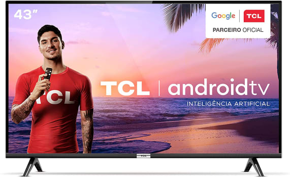 Smart TV LED 43" Android TCl 43s6500 Full HD Wi-Fi Bluetooth 1 USB 2 HDMI