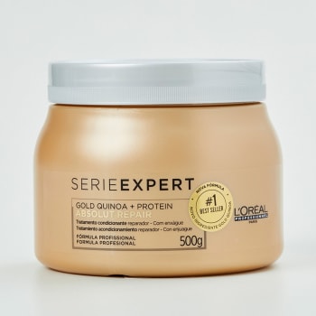 Máscara de Tratamento L'oréal Professionnel Absolut Repair Gold Quinoa + Protein - 500G - Incolor