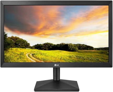 Monitor LG 19.5'' LED HD - HDMI, 2ms, Ajuste de Inclinação, Reader Mode, 4-Screen Split, - 20MK400H-B