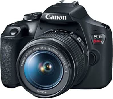 Câmera Digital EOS T7 Ef-S 18-55 F/3.5-5.6 Is II, Canon, Preto
