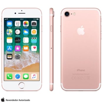 iPhone 7 Ouro Rosa com Tela de 4,7”, 4G, 32 GB e Câmera de 12 MP - MN912BR/A - AEMN912BRARSA_PRD