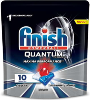 Finish Quantum Ultimate - Detergente para Lava Louças em tabletes com 10 unidades