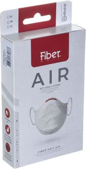 Máscara Fiber Knit AIR + Filtro De Proteção + Suporte, Branca, M (Feminino)