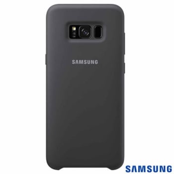 Capa para Galaxy S8 Plus Cover em Silicone Prata - Samsung - EFPG955TS - SGEFPG955TSPTA_PRD
