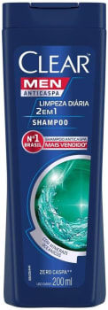 Clear, Shampoo Men Limpeza Diaria 2 Em 1 200Ml