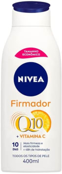 2 Unidades Hidratante Desodorante NIVEA Firmador Q10 + Vitamina C Todos os Tipos de Pele 400ml, Nivea