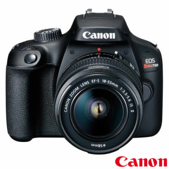 Câmera Digital Canon EOS Rebel T100 DSLR com 18 MP, 3", Gravação em Full HD - T100 EF-S
