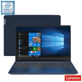 Notebook Lenovo Intel® Core™ i7-8550U, 8GB, 1TB, Tela de 15,6'', AMD Radeon™ 535, Azul, Ideapad 330S - 81JN0002BR - L281JN0002BR_PRD