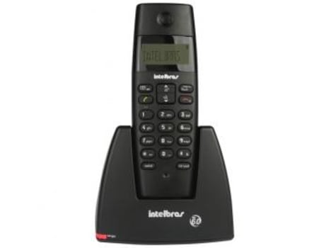 Telefone Sem Fio Intelbras TS 40 ID - Identificador de Chamada Preto - Magazine Ofertaesperta