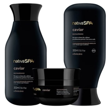 Combo Nativa SPA Caviar Cabelos com Máscara Capilar