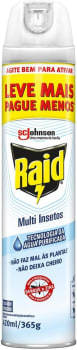 10 Unidades Inseticida Aerossol Raid Multi-insetos 420ml