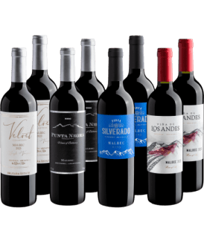 Kit Malbec em Dobro | 8 garrafas por R$29,90 cada