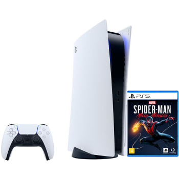 Console Playstation 5 - PS5 + Game Marvel's Spider Man Miles Morales - PS5
